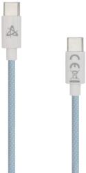 SBOX Кабел SBOX TYPEC-1-BL, от USB C(м) към USB C(м), 1m, 60W, син (TYPEC-1-BL)