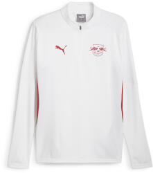 PUMA RB Leipzig negyedcipzáras edzőtop férfi PUMA White Club Red M fehér|vörös