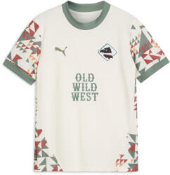 PUMA Palermo F. C. 24/25 Harmadik mez Ifjúsági PUMA Warm White Eucalyptus Green 11/12 EVES fehér|zöld