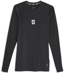 PUMA Hoops Team hosszú ujjú kosárlabda Tee Férfiak PUMA Black 3XL fekete