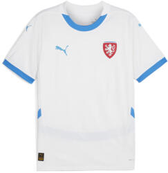 PUMA Csehország Labdarúgás 2024 férfi idegenbeli mez PUMA White Ignite Blue M fehér|kék