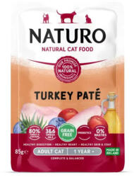 Naturo Hrana umeda pentru pisici Naturo Mousse cu curcan 85 gr