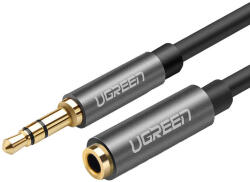 UGREEN AV118 AUX 3, 5 mm jack audió hosszabbító kábel, 1, 5 m (fekete) (19614)