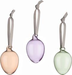 Iittala Jucării de brad Iittala Egg roz, violet și verde 3 buc (1062501)