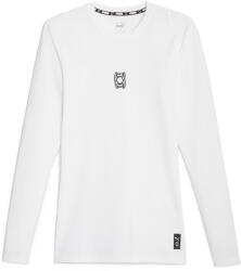 PUMA Hoops Team hosszú ujjú kosárlabda Tee Férfiak PUMA White XL fehér