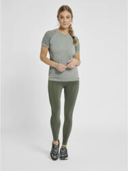 HUMMEL Póló Hmlci Yoga Női Stretchable gyorsan száradó varrásmentes Hummel XS barna|zöld