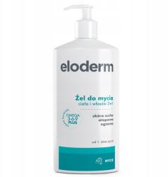 Polpharma Eloderm 2in1 test- és hajápoló gél 400 ml - atópiás bőrre (5903060616035)