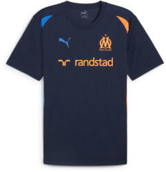 PUMA Olympique de Marseille edzőtrikó férfiak PUMA Club Navy Fluro Orange Pes Blue S kék|narancssárga|sárga