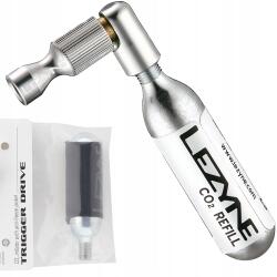 Lezyne pumpa Trigger Drive CO2 ezüst gázpatron 16g fedéllel (1-C2-TRDR-V106)