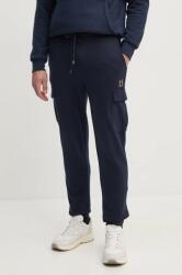 Hackett pamut melegítőnadrág sötétkék, sima, HM581282 - sötétkék S