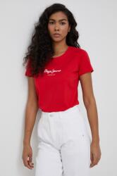 Pepe Jeans t-shirt New Virginia Ss N női, piros - piros M