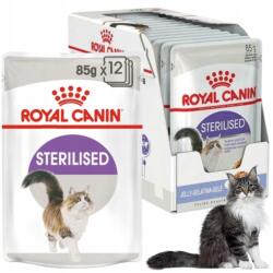 Royal Canin Nedves Macskaeledel Royal Canin Sterilised Jelly 12 x 85g Sterilizált (9003579311844)