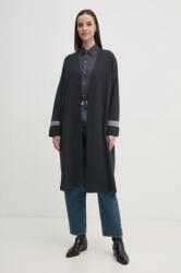 Barbour pamut kardigán sötétkék, könnyű, LKN1405NY73 - sötétkék M