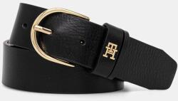 Tommy Hilfiger bőr öv fekete, AW0AW16837 - fekete 75