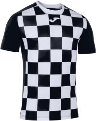 JOMA Férfi póló, Joma Flag II Tee, fekete S fehér|fekete