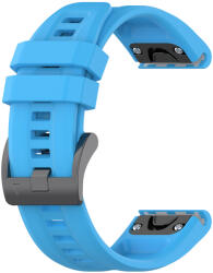Techsuit Curea pentru Garmin Fenix 3/3 HR/5X/5X Plus/6X/6X Pro/7X/7X Pro Solar - Techsuit Watchband QuickFit 26mm (W060) - Blue (KF2334848)