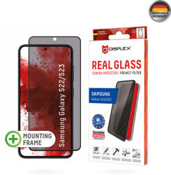 Displex Folie pentru Samsung Galaxy S22 5G / S23 - Displex Real Glass Privacy Full Cover - Black