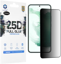 LITO Folie pentru Samsung Galaxy S22 Plus 5G - Lito 2.5D FullGlue Glass - Privacy