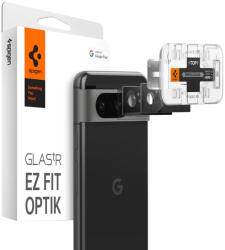 Spigen Folie Camera pentru Google Pixel 8 (set 2) - Spigen Glas. tR Optik EZ FIT - Black