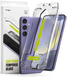 Ringke Folie pentru Samsung Galaxy S24 Plus (set 2) - Ringke Easy Slide Tempered Glass - Clear