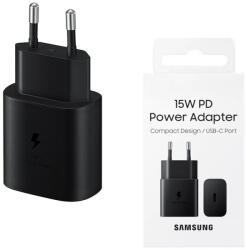 Samsung Incarcator Priza Type-C 15W, Fast Charging - Samsung (EP-T1510NBEGEU) - Black (Blister Packing)