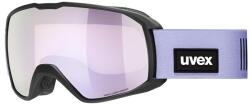 uvex Xcitd CV, black matt/mirror lavender-yellow síszemüveg