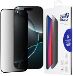 Dux Ducis Folie pentru iPhone 16 Pro - Dux Ducis Tempered Glass Privacy - Black