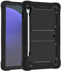 Techsuit Husa pentru Samsung Galaxy Tab S9 FE + Folie - Techsuit Rugged TabShell - Black (KF2327009)