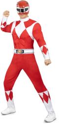 HeliumKing Férfi jelmez Power Ranger - Piros Méret - felnőtt: M (843170)