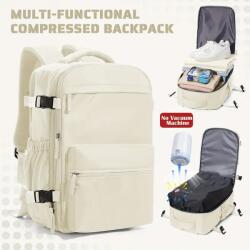  Utazó Hátizsák- Vákuumos -Bézs- 42 X 29 X 15 CM (BT802043)