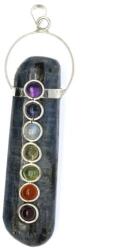 Pandant Bagheta Kyanit - 7 Chakre 5-7 cm - 1 Buc