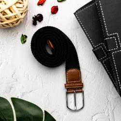 Elite Fashion Sötét zöld gumis Öv