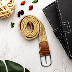 Elite Fashion Homok színű gumis Öv