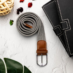 Elite Fashion Világos szürke gumis Öv