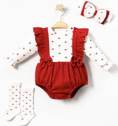 Max 3 részes luxus szett babáknak - Szivecske Méret: 9-12 hónap