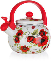 BANQUET Ceainic smălţuit cu fluier POPPY, 2, 2 l