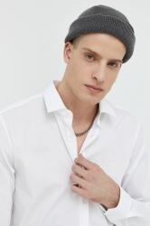 HUGO BOSS ing férfi, galléros, fehér, slim - fehér 41 - answear - 20 990 Ft