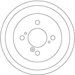 TRW Tambur frana TRW DB4476 - automobilus