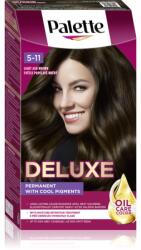Schwarzkopf Palette Deluxe tartós hajfesték árnyalat 5-11 Light Ash Brown