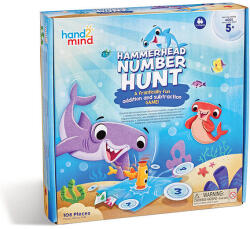 Learning Resources Hammerhand Number Hunt - Pörölycápás számvadászat társasjáték (CCRS3778-LR-95658)