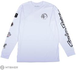 Troy Lee Designs Worldwide póló, fehér (L)