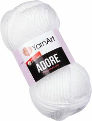 YARNART Adore 330 White Плетива прежда (Adore 330)