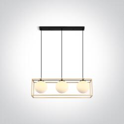 ONE Light Alla függőlámpa 3x8 W sárgaréz 63174C/BS