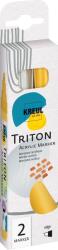 Kreul Triton Set markere textile 1 - 4 mm Silver & Gold 2 buc (<![CDATA[17893]]>)