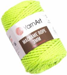 Yarn Art Macrame Rope 3 mm 3 mm 63 m 801 Neon Yellow Șnur (<![CDATA[Macrame Rope 3 mm 801]]>)