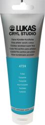 LUKAS Cryl Studio Plastic Tube Vopsea acrilică Turquoise 125 ml 1 buc (747240012)