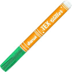 Darwi Tex Fabric Glitter Marker Marker pentru textile Verde Turcoaz 6 ml 1 buc (DA0140013676C)