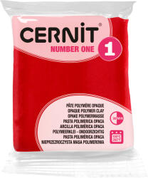 Cernit Polymer Clay N°1 Pastă polimerică Xmas Red 56 g (CE0900056463C)