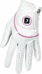 Footjoy Weathersof Golf White/Pink Mâna stângă L Mănuși pentru femei (66212E-468-L)