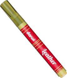 Darwi Paint On Leather Marker Marker pe piele Gold 6 ml 1 buc (DA0420013050C)